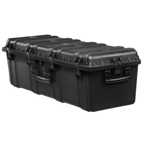 VEVOR Weatherproof Hard Case, Heavy Duty Protective Dry Box Case with Pre-Cut Foam & Retractable Pull Handles for Travel, Hunt, Military, Tactica
