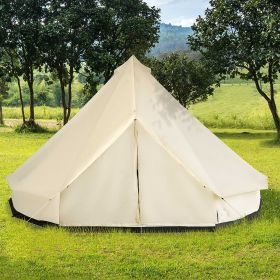 16.5' Large Family Tent 10 Persons Waterproof Teepee Bell Tents Hunting Camp Huge Four Season