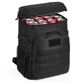 Cooler Bag, 25L Insulated Lunch Bag with Molle Design and Multi-pocket, 600D Cooler Lunch Box with Removable Storage Bags, Soft Cooler for Office