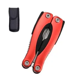 Professional Stainless Steel Pliers Tool Set: Multi-function Knife, Nylon Sheath, Etc. - The Perfect Gift For Camping, Survival, Hiking, Etc.! (Option: Redcampingoutdoor)